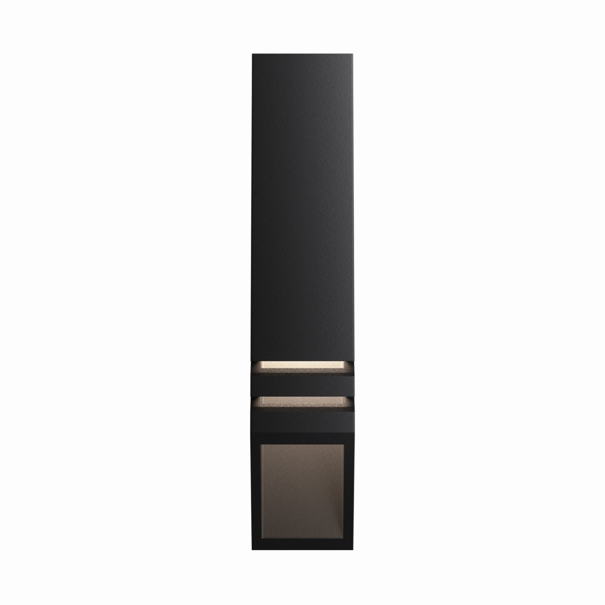12V LED Louvered Deck Light - Waterproof Outdoor Lighting for Patio, Stairs & Pathways - Textured Black Finish - Energy Efficient & Durable