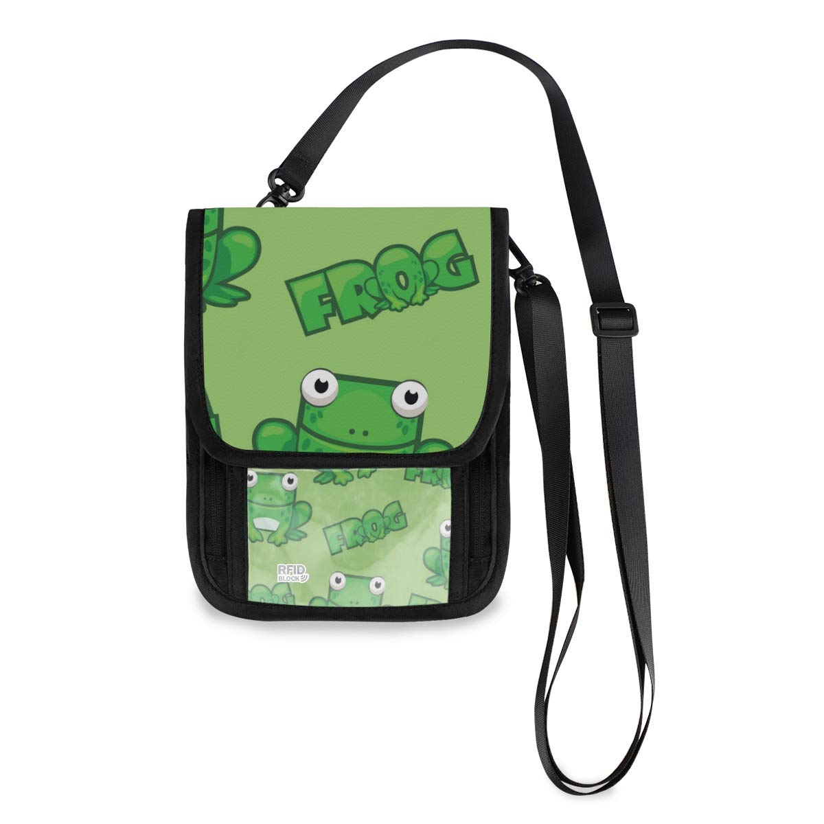 Cute Frog Crossbody Bag for Women - Roomy Pockets, Oxford Cloth - Perfect for Travel & Daily Use