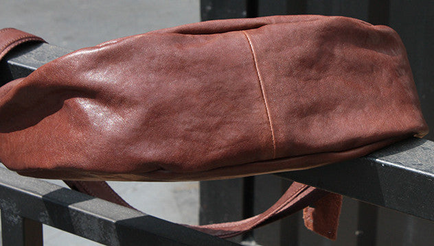 Genuine Italian Leather Sling Bag for Men & Women - Crossbody Shoulder Bag for Travel, Work & Everyday Use