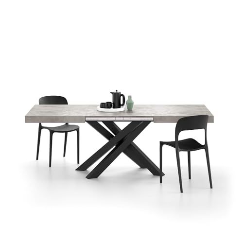 Concrete Grey Effect With Black Legs
