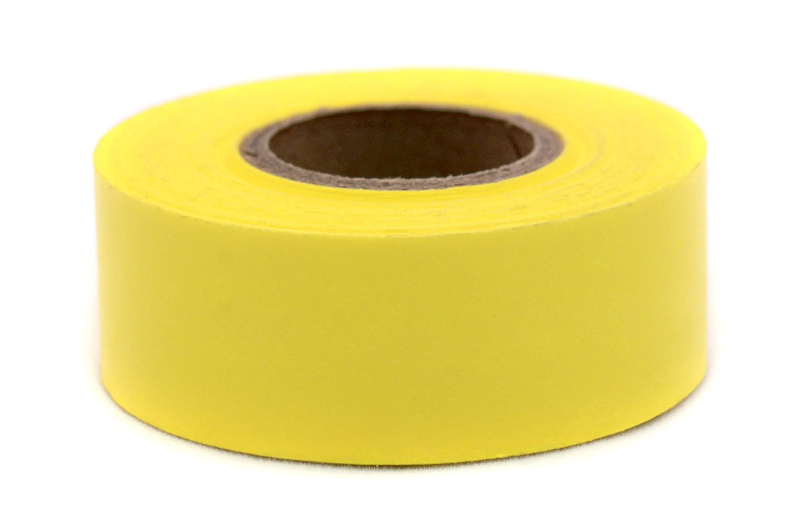 ChromaLabel 1 Inch Color Coding Tape Bundle - White and Yellow Adhesive Labels for Office, Warehouse & Home Organization