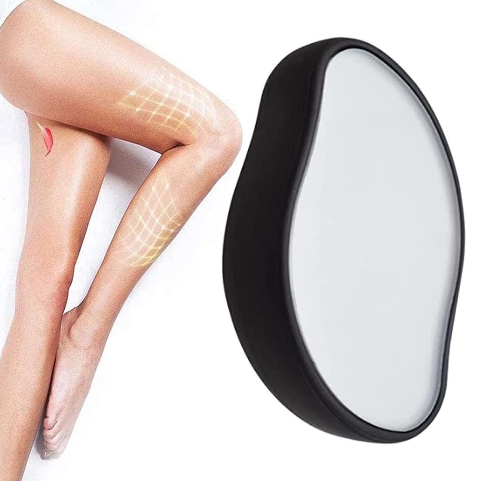 **Crystal Hair Eraser for Women & Men – Painless Exfoliation & Hair Removal Tool for Arms, Legs, Back – Magic Crystal Hair Remover for Smooth Skin at Home & Travel**
