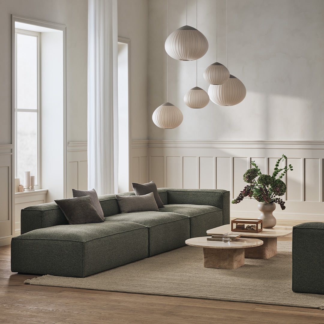 Cosima 3-Seater Sofa with Open End - Modern Living Room Furniture for Small Spaces | Perfect for Apartments, Studios & Cozy Home Decor