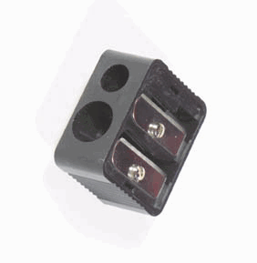 Graftobian Dual Pencil Sharpener - Professional Colored & Graphite Pencil Sharpener for Artists, Students & Office Use - Perfect for Sketching, Drawing & Writing Tasks