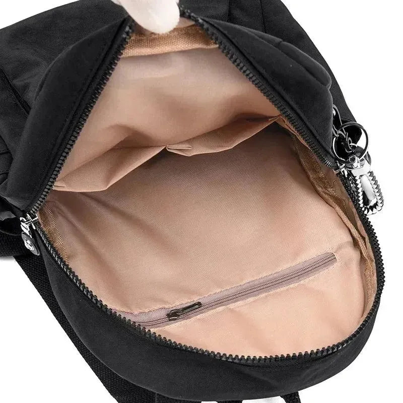 Waterproof Nylon Backpack for Teens - Lightweight School Backpack with USB Charging Port, Durable Travel Backpack for High School & College Students - Perfect for School, Travel & Outdoor Adventures