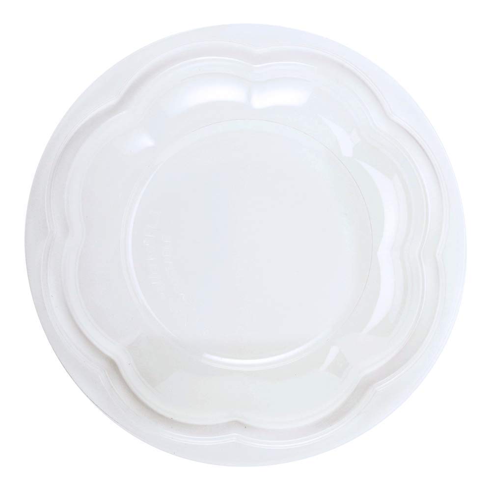 World Centric 100% Compostable Clear Salad Bowl Lids - Eco-Friendly Ingeo PLA Dome Covers for 16 oz Bowls (Pack of 450) | Perfect for Restaurants, Catering & Takeout Services