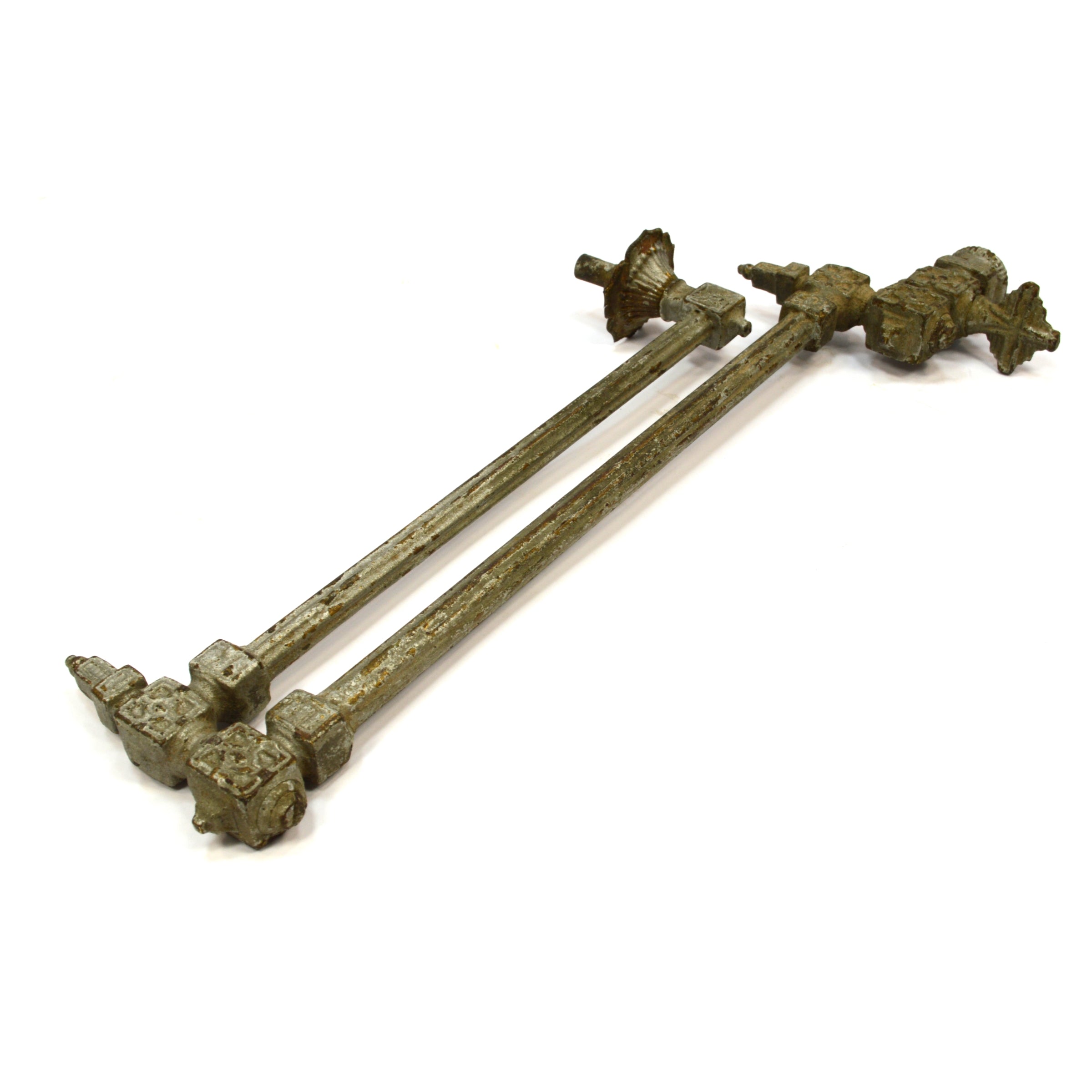 Vintage Ornate Brass Pot Filler Faucet - Double Arm Articulated Kitchen Sink Faucet - Antique Salvaged Hardware - Perfect for Farmhouse & Victorian Style Kitchens