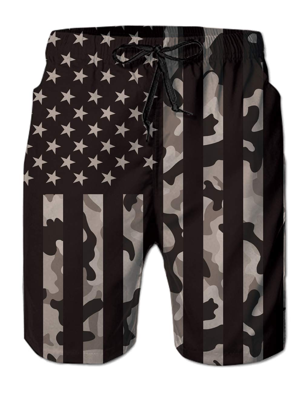 Funny Men's Swim Trunks - Quick-Dry Breathable Beach Board Shorts with Mesh Lining | Comfortable Swimwear for Swimming, Surfing & Summer Vacation