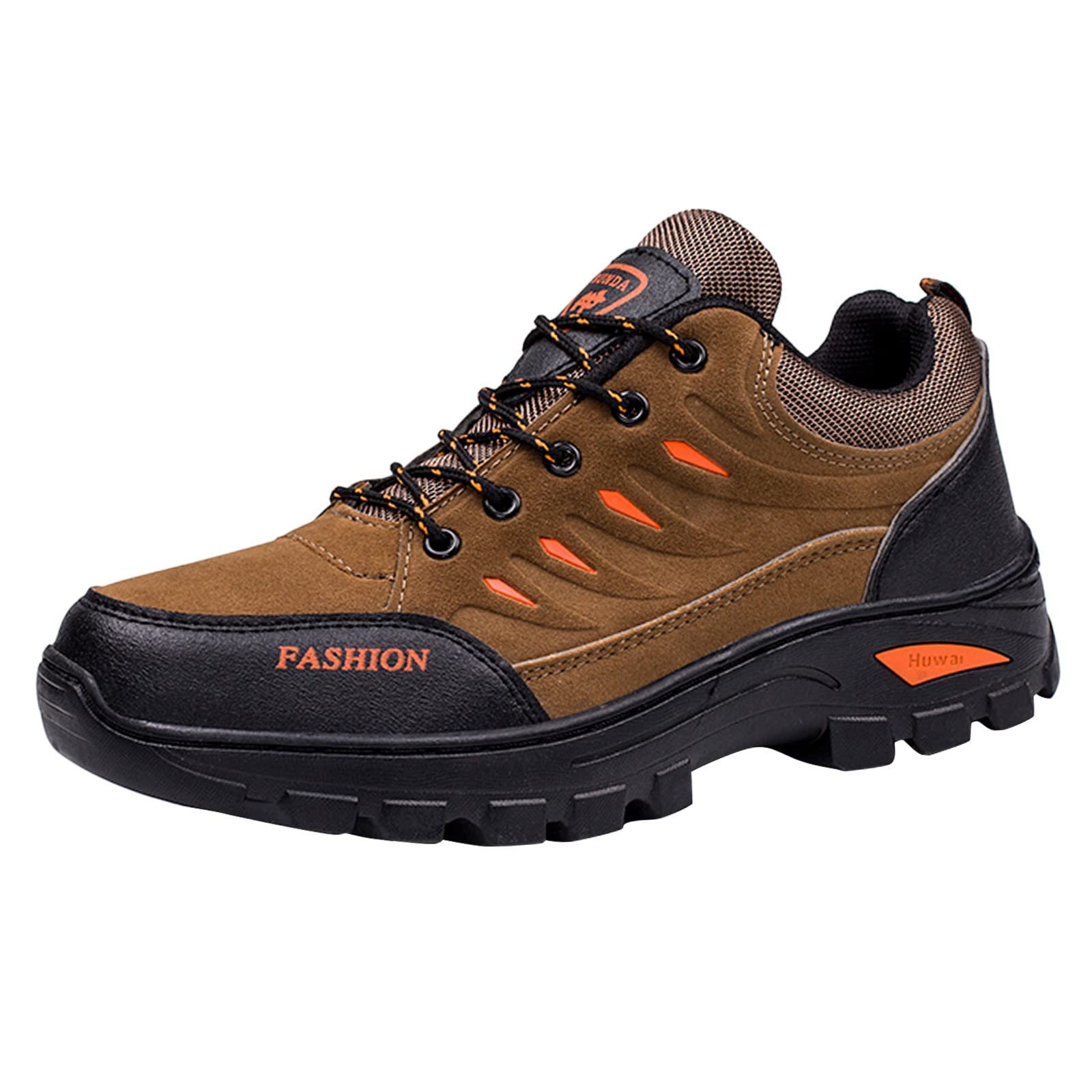 YSJZBS Men's Hiking Shoes - Lightweight Walking Sneakers, Breathable Casual Loafers & Driving Moccasins for Outdoor Adventures, Travel & Daily Wear