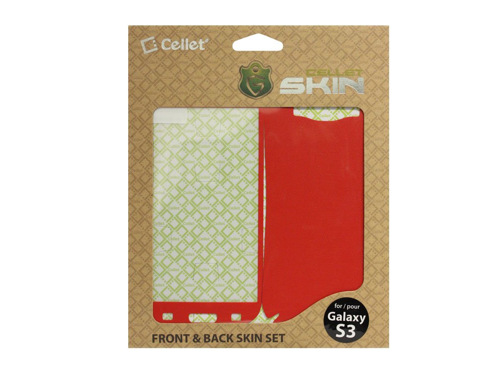 Cellet Super Strong Screen Protector for Samsung Galaxy S3 - Red | Shockproof Protection