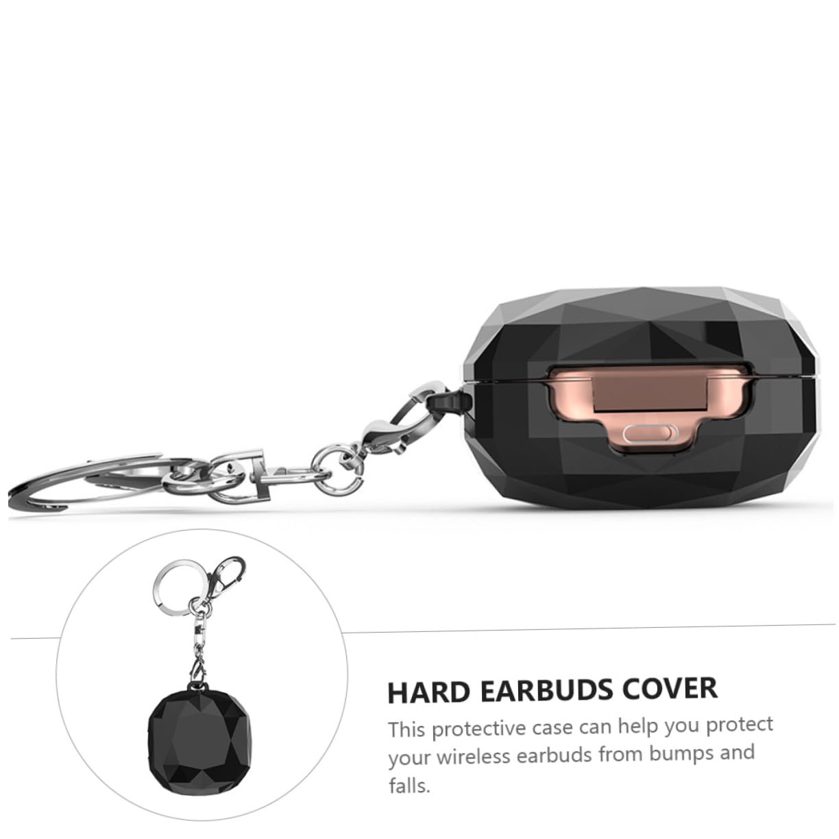 Angoily 1 Set Premium Earphone Case - Protective Storage Box for Earpieces, Computer Headsets & Accessories - Durable Travel Organizer for Office, Home & Commuting