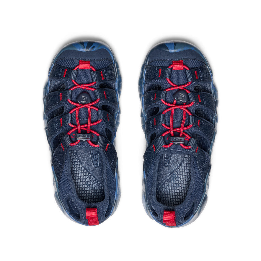 Big Kids' Hyperport H2 Sandal - Navy Blue/Red | Waterproof & Lightweight Beach Shoes for Boys & Girls | Perfect for Swimming, Hiking & Outdoor Adventures