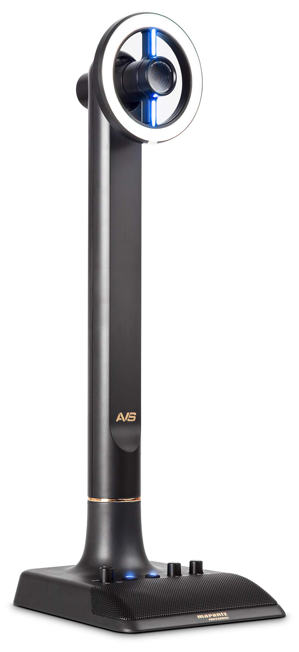 HD Webcam with Mic & Ring Light for Zoom, Streaming - Perfect for Video Calls & Online Meetings