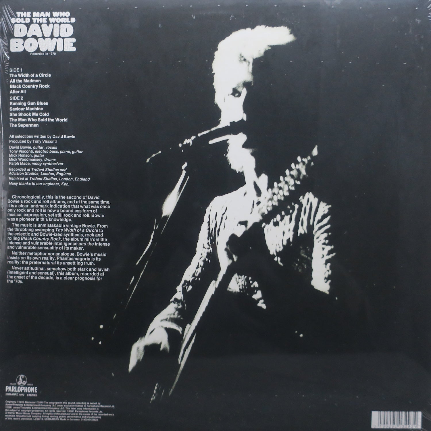 DAVID BOWIE 'Man Who Sold The World' Picture Disc Vinyl LP Record - Limited Edition Collectible Music Album for Vinyl Enthusiasts & Home Decor