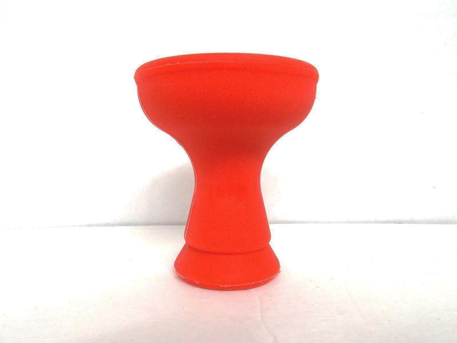 Unbreakable Silicone Red Hookah Bowl - Durable Shisha Bowl for Smoking, Travel & Outdoor Parties