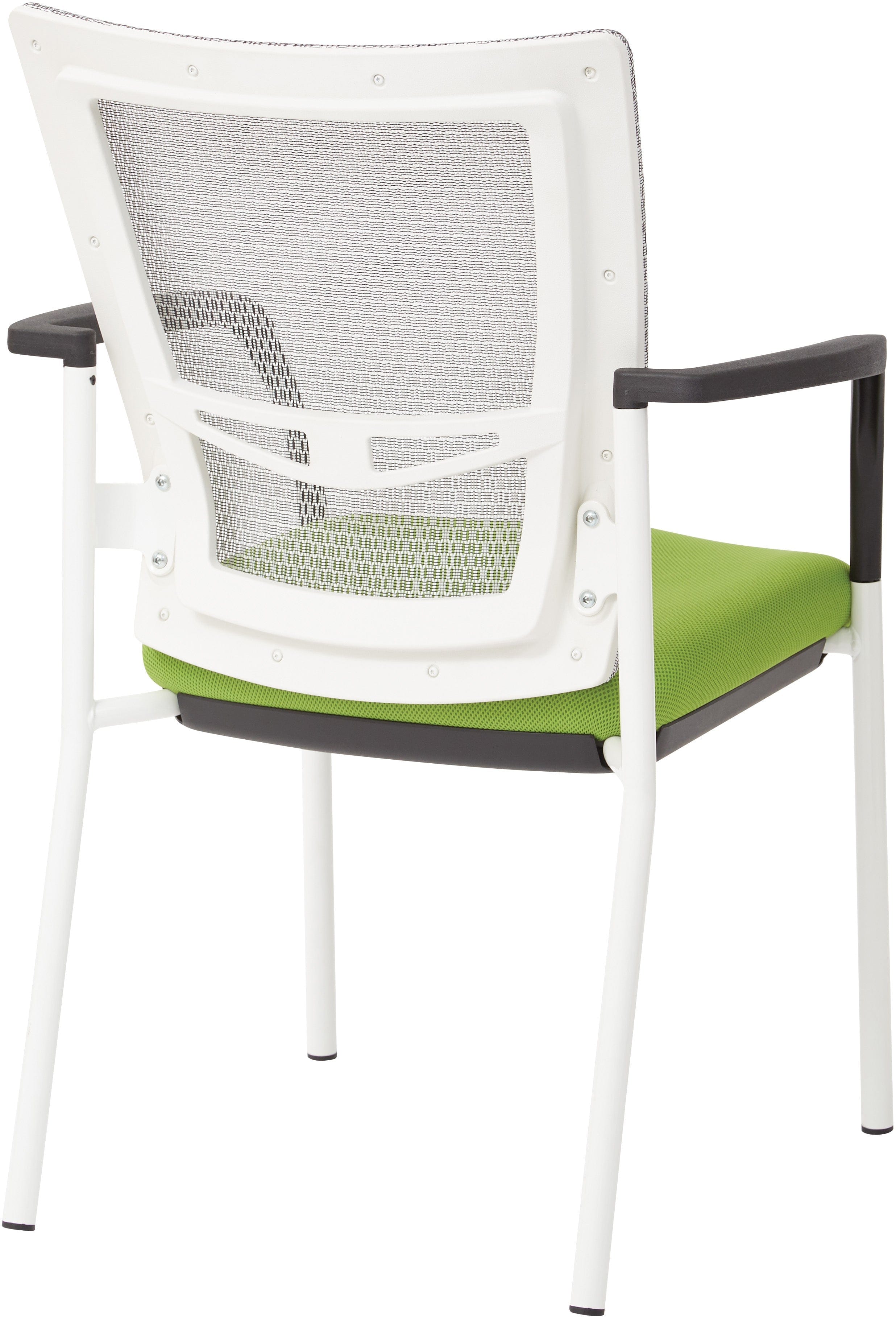 Office Star ProGrid® Mesh Back Visitor Chair [8810W] - Ergonomic Office Seating for Guests & Waiting Rooms, Comfortable Support for Home & Business Use
