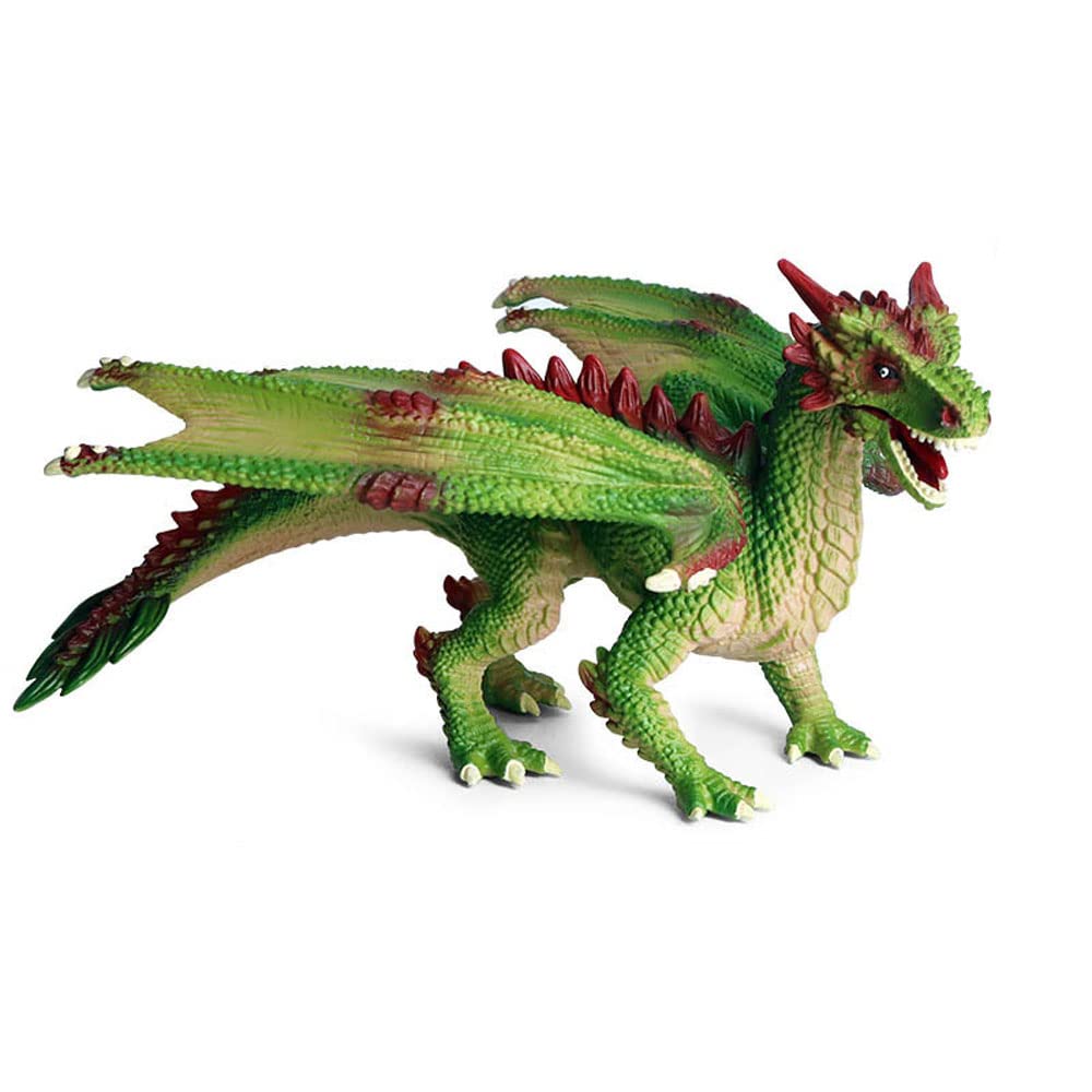 DJLAV Realistic Dinosaur Toy Set - Hand-Painted PVC Animal Figures, Ancient Chinese Dragon & Wildlife Models for Kids Collection, Home Decor, Party Supplies | Perfect for Educational Play, Birthday Gifts & Themed Decorations