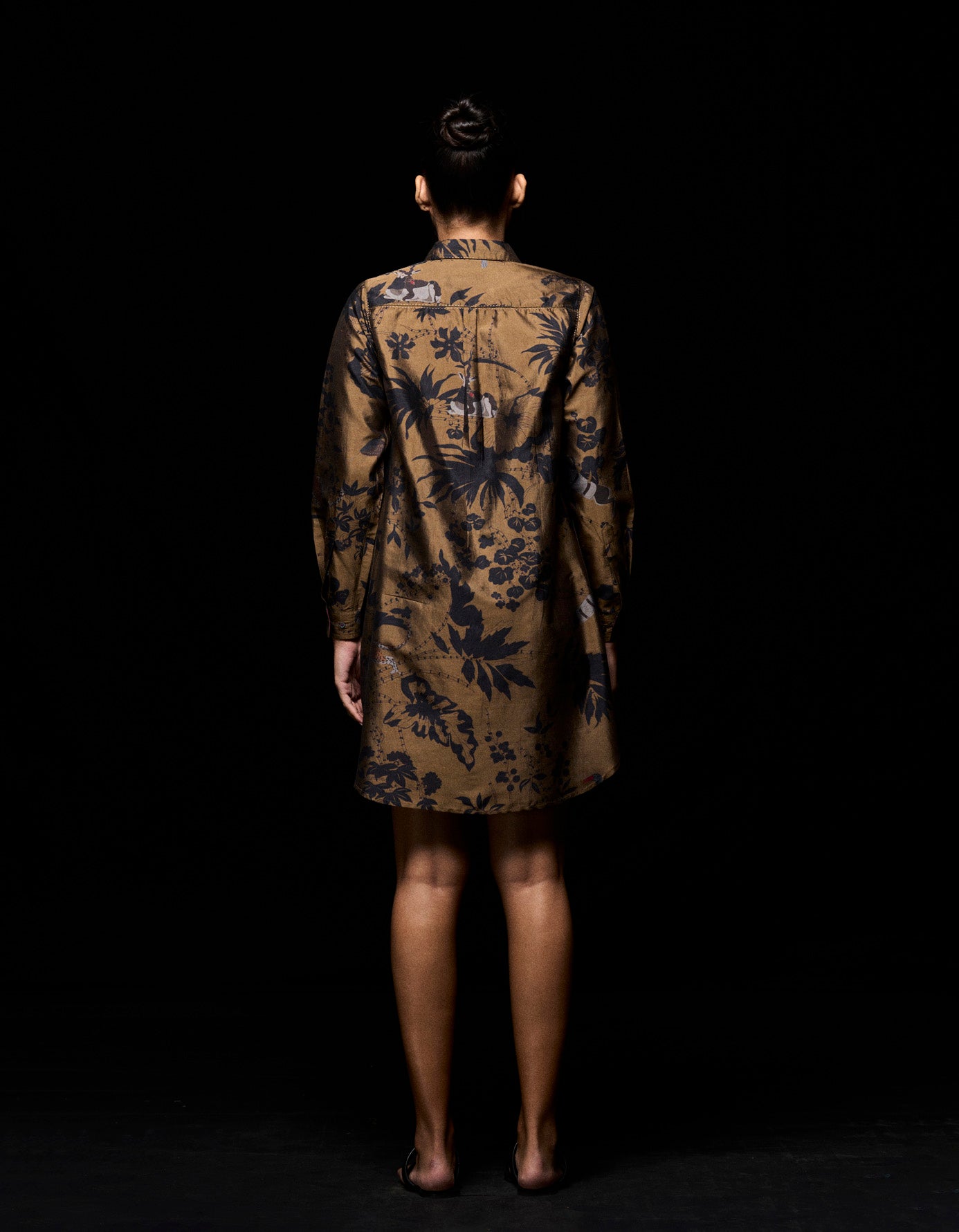 Oversized Silk Dupion Shirt in Beige - Elegant & Comfortable Women's Blouse for Work, Casual & Special Occasions