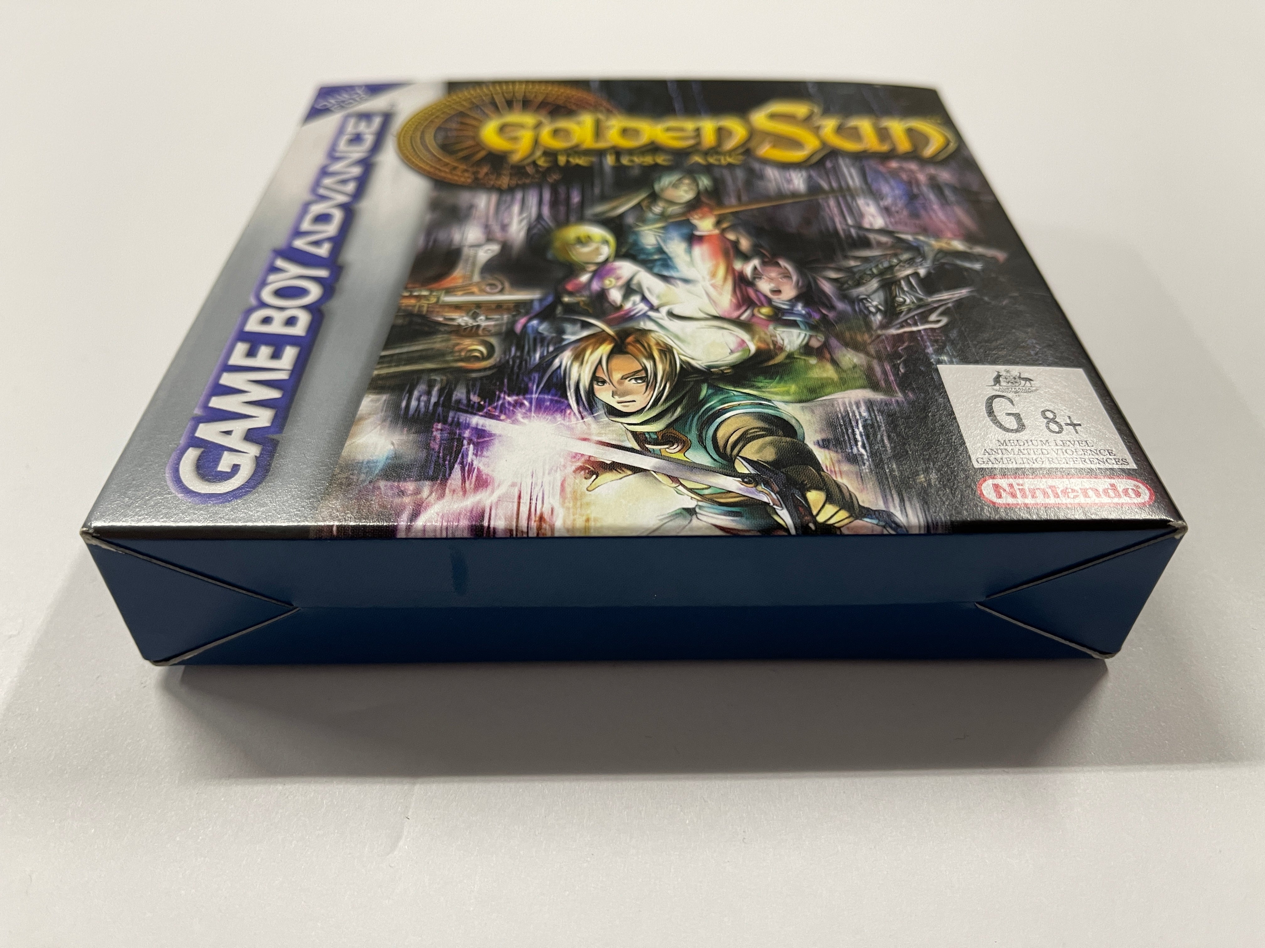 Golden Sun The Lost Age Complete In Box - GBA Game with Manual & Map - Perfect for Retro Gaming Collectors and Nintendo Fans