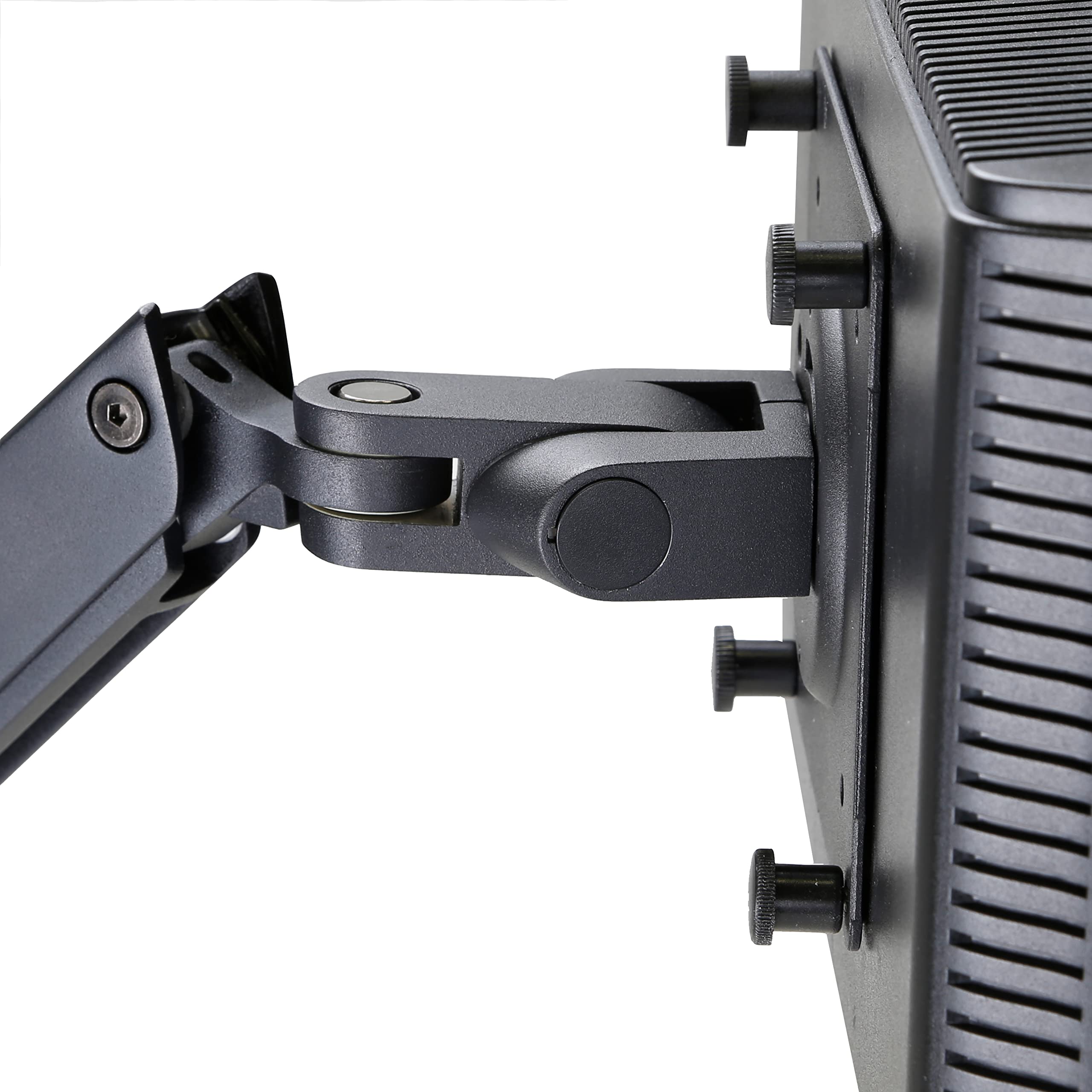 Ergotron MXV Single Monitor Arm - Adjustable VESA Desk Mount for 13-34 Inch Screens (7-20 lbs) - Matte Black - Perfect for Home Office, Gaming & Workspace Ergonomics