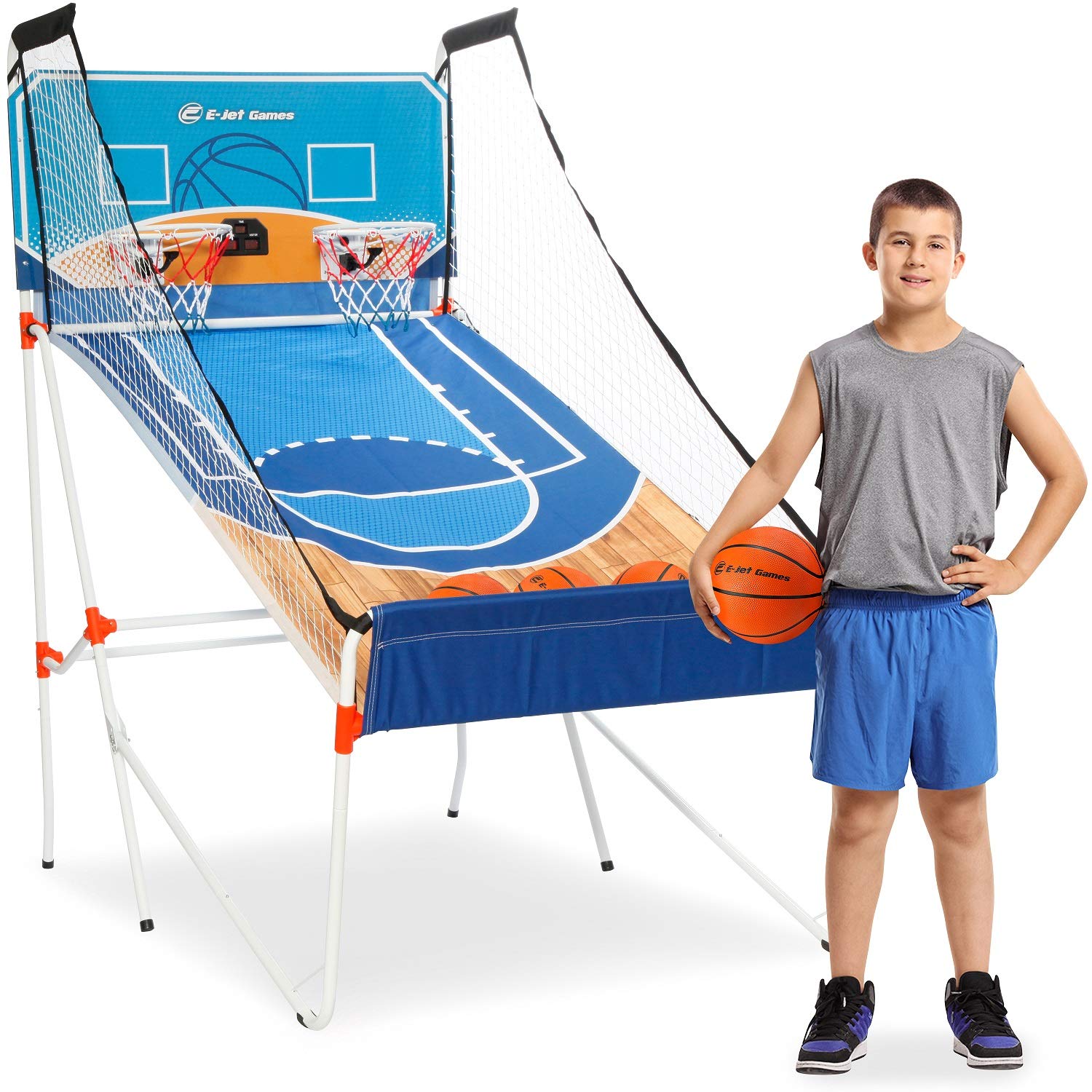 Dual Shot Basketball Arcade Game - 16-in-1 Multiplayer Sports Game for Kids, Teens & Adults | Easy 10-Minute Setup | Perfect for Birthday Parties, Christmas Gifts & Family Game Nights | Indoor & Outdoor Entertainment