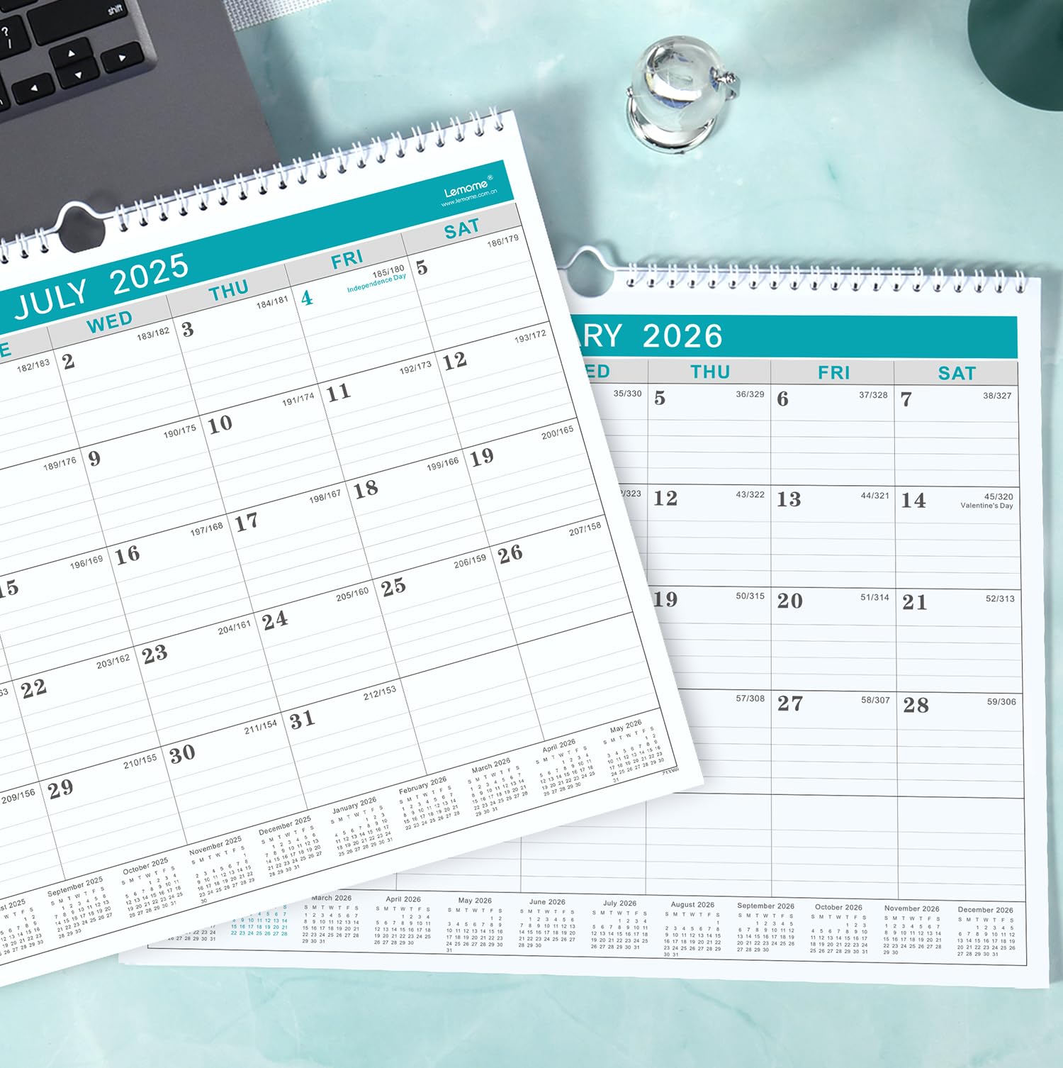 2025-2026 18-Month Wall Calendar | July 2025 to December 2026 | Large 11.5