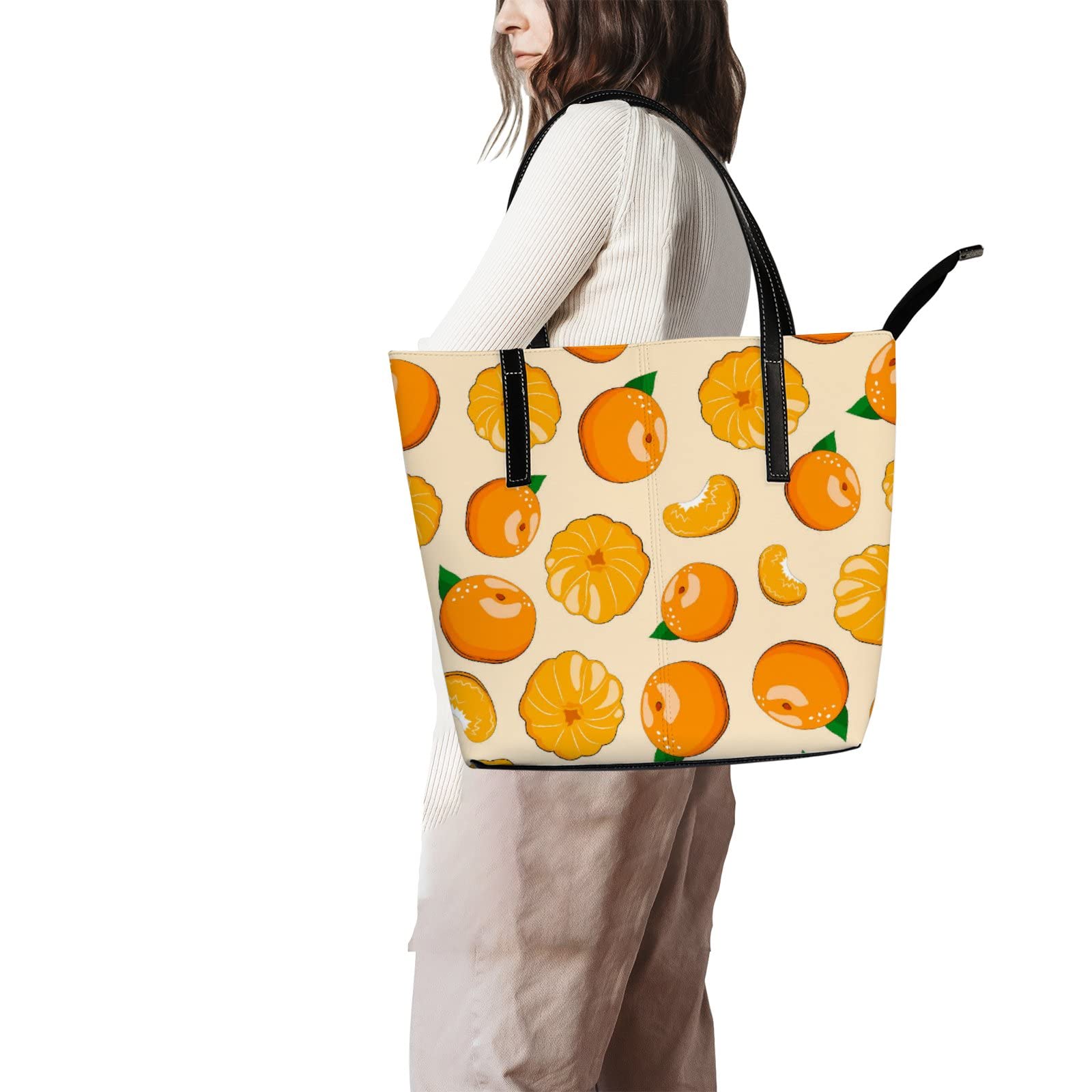 Stylish Leather Tote Bag for Women - Fashionable Crossbody Handbag with Adjustable Strap | Perfect for Work, Travel & Everyday Use