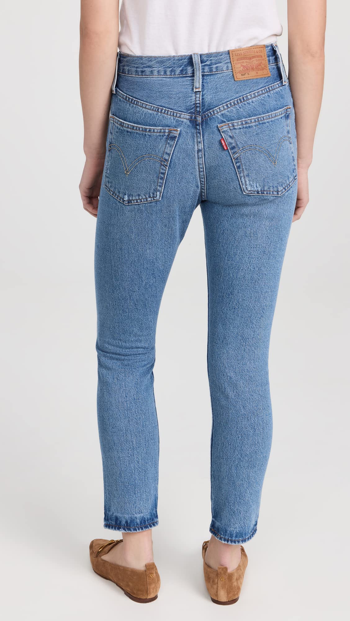 Levi's Women's 501 Skinny Jeans - High Waist Stretch Denim Pants for Everyday Wear & Casual Outfits | Perfect for Work, Dating & Weekend Style