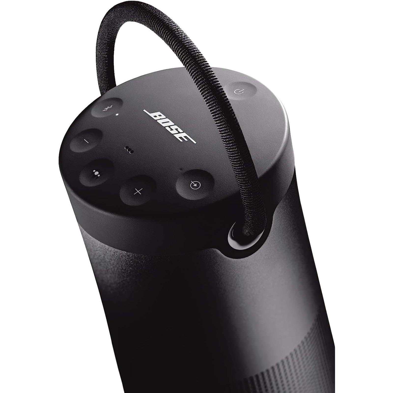Bose SoundLink Revolve+ (Series II) Bluetooth Speaker - Wireless Portable Speaker with 360° Sound, Water Resistant, Built-in Mic, 17-Hour Battery & Carry Handle - Perfect for Outdoor Adventures, Pool Parties & Home Entertainment (Black)