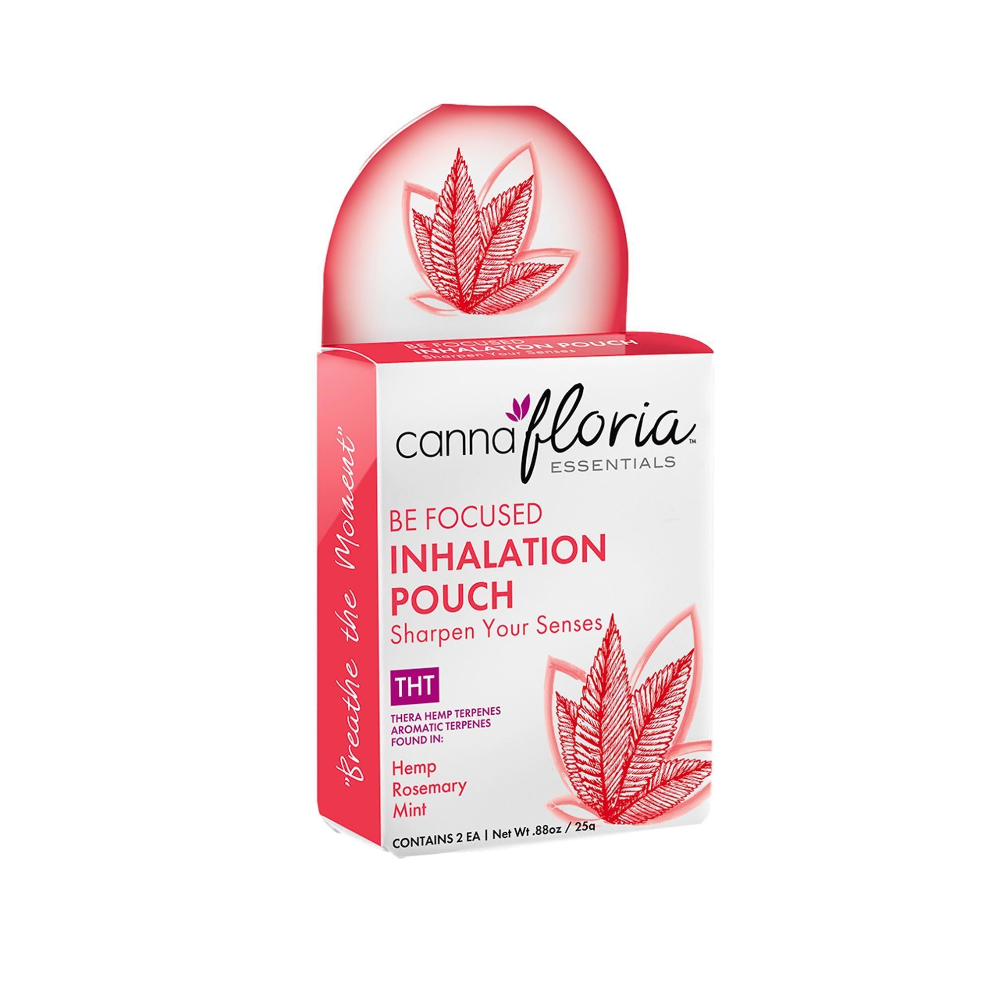 Cannafloria Inhalation Pouches - 2 Pack | Herbal Relaxation & Stress Relief | Perfect for Travel, Work, and On-the-Go Use