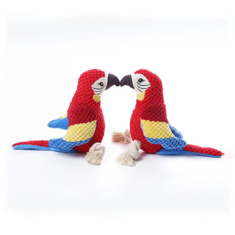 Interactive Talking Parrot Toy with Realistic Sounds - Fun & Engaging Pet Bird Toy for Playtime & Training - Perfect for Cockatiels, Parakeets & Conures