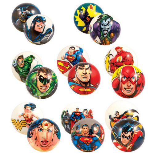 Bulk DC Comics Foam Balls - 50 Pack | Superhero Party Favors, Stress Relief Toys, Indoor/Outdoor Games for Kids & Adults | Perfect for Birthday Parties, School Events, and Office Fun