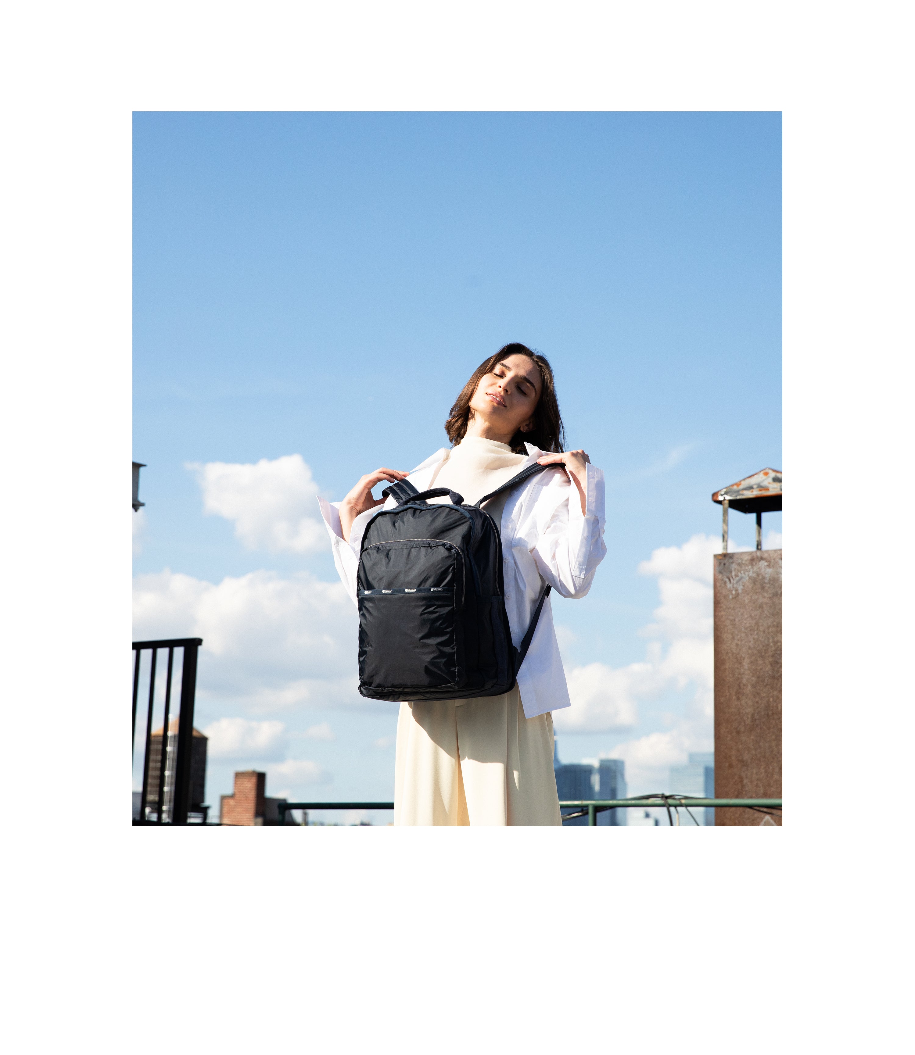 Essential Carryall Backpack - Durable Waterproof Travel & Work Backpack for Men & Women - Perfect for Commuting, Hiking, School & Office Use