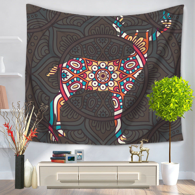 Tapestry Nation GT1097 - Premium Hanging Beach Tapestry, Decorative Wall Cloth for Living Room, Bedroom & Outdoor Use - Sandy Beach Design Carpet for Home Decor
