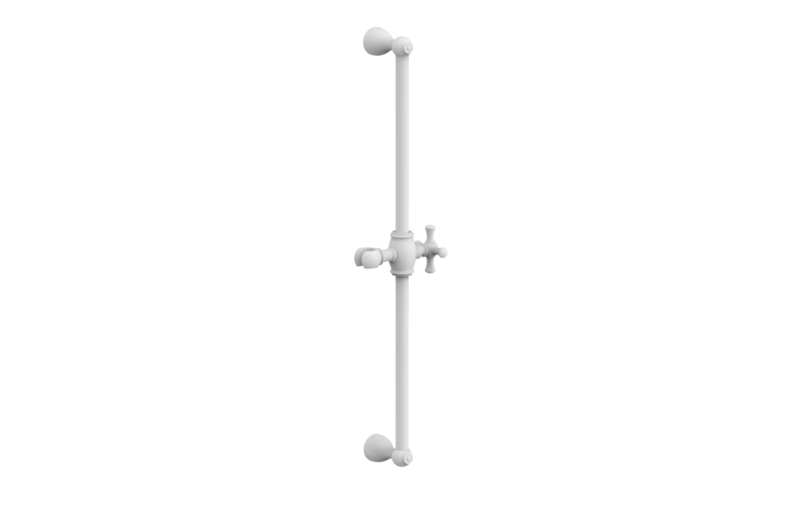 24-Inch Adjustable Slide Bar with Hook K6024 - Heavy Duty Closet Organizer for Hanging Clothes, Belts & Ties - Perfect for Bedroom, Closet & Wardrobe Organization