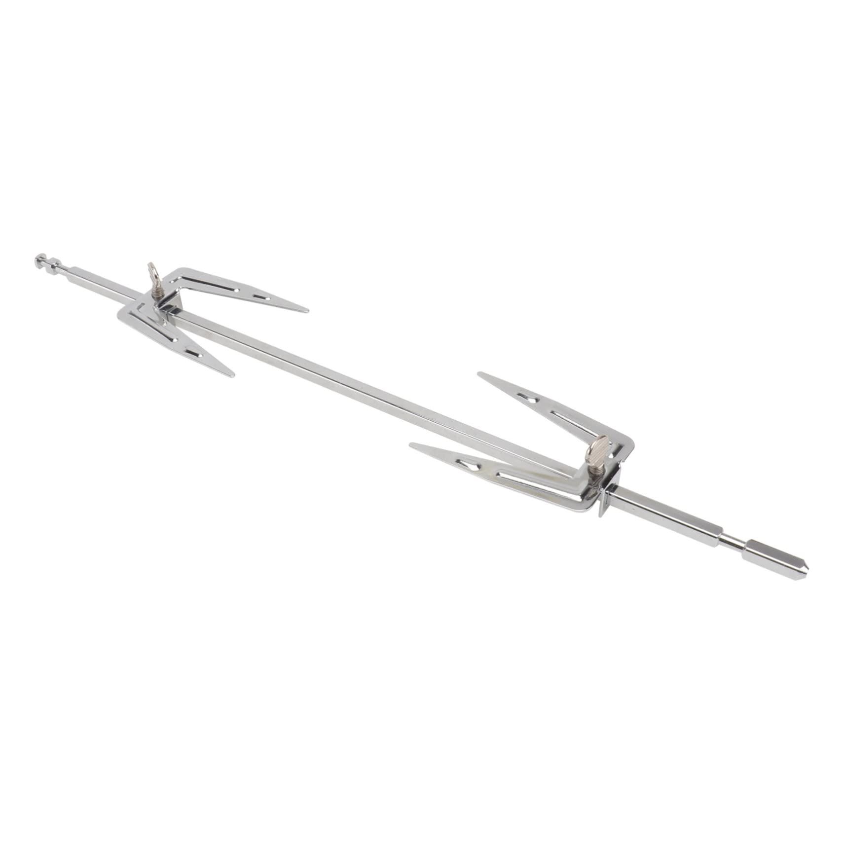 Healeved Stainless Steel Rotisserie Forks Set - Turkey BBQ Grill Accessories, Meat Lift Forks for Rotating Roasting, Pork & Chicken - Durable Kitchen Gadget for Outdoor Grilling, Camping & Home Cooking