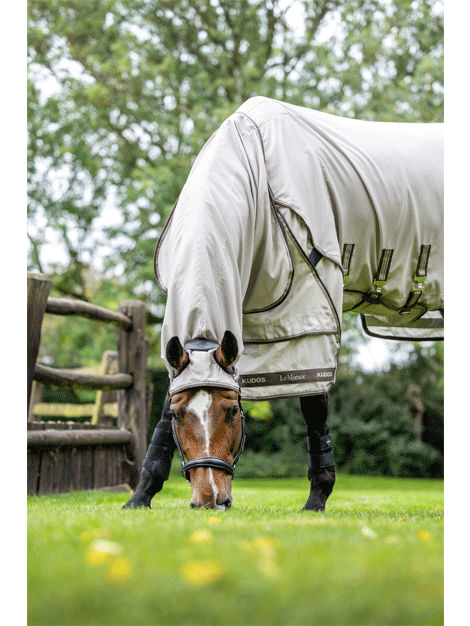 LeMieux Kudos Sweetitch Rug - Premium Horse Anti-Itch Blanket for Sweet Itch Relief - Perfect for Summer Pasture & Outdoor Riding