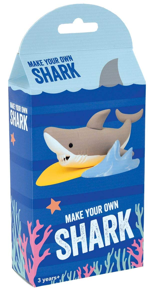 DIY Mini Surfing Shark Modeling Dough Kit - Creative STEM Toy for Kids | Fun Shaping & Sculpting Activity | Perfect for Birthday Gifts & Classroom Projects