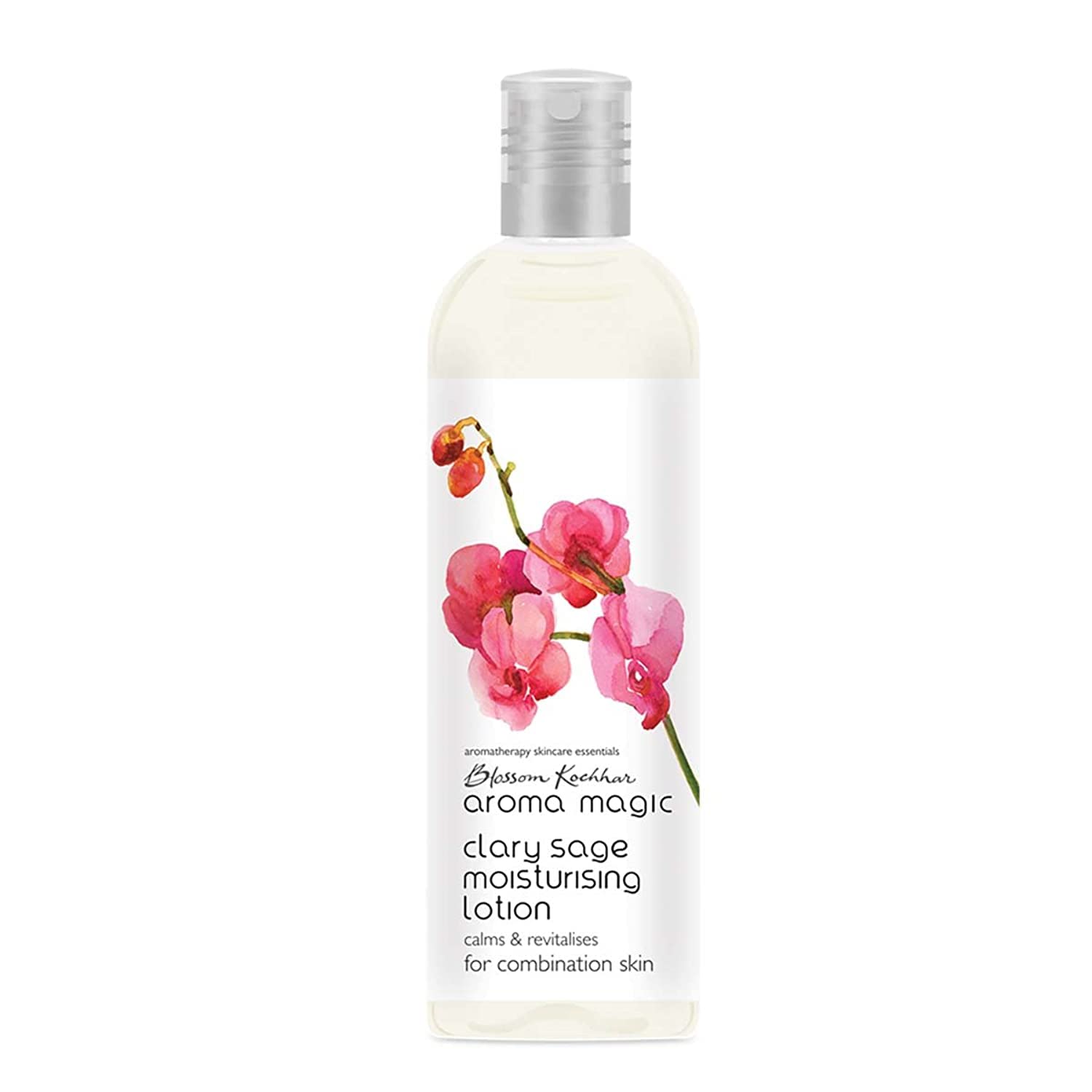 Clary Sage Moisturizing Lotion for Combination Skin - Hydrating Face & Body Cream with Kokum Butter, Olive Oil, Lemongrass & Rosewood Essential Oils - 100ml | Daily Skincare Routine, Dry Skin Relief, Aromatherapy Self-Care