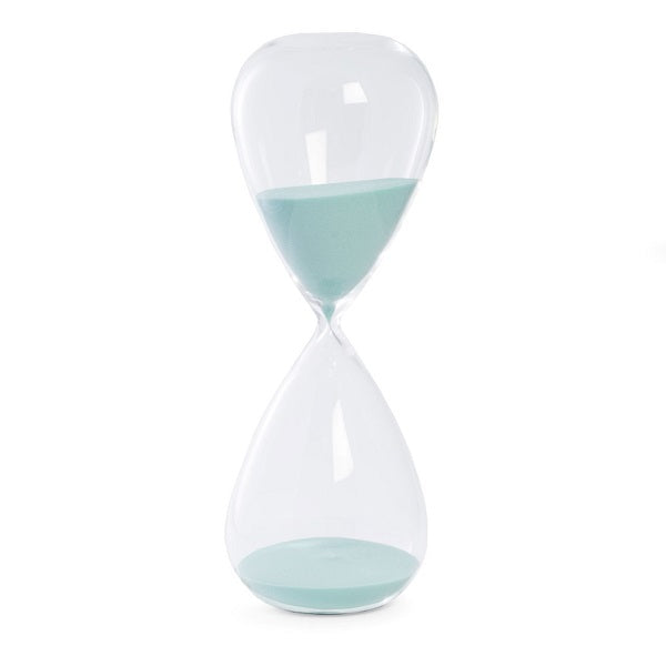 90 Minute Hand Blown Sand Timer - Premium Glass Hourglass for Time Management, Meditation & Classroom Activities - Perfect for Office, Yoga, and Study Sessions
