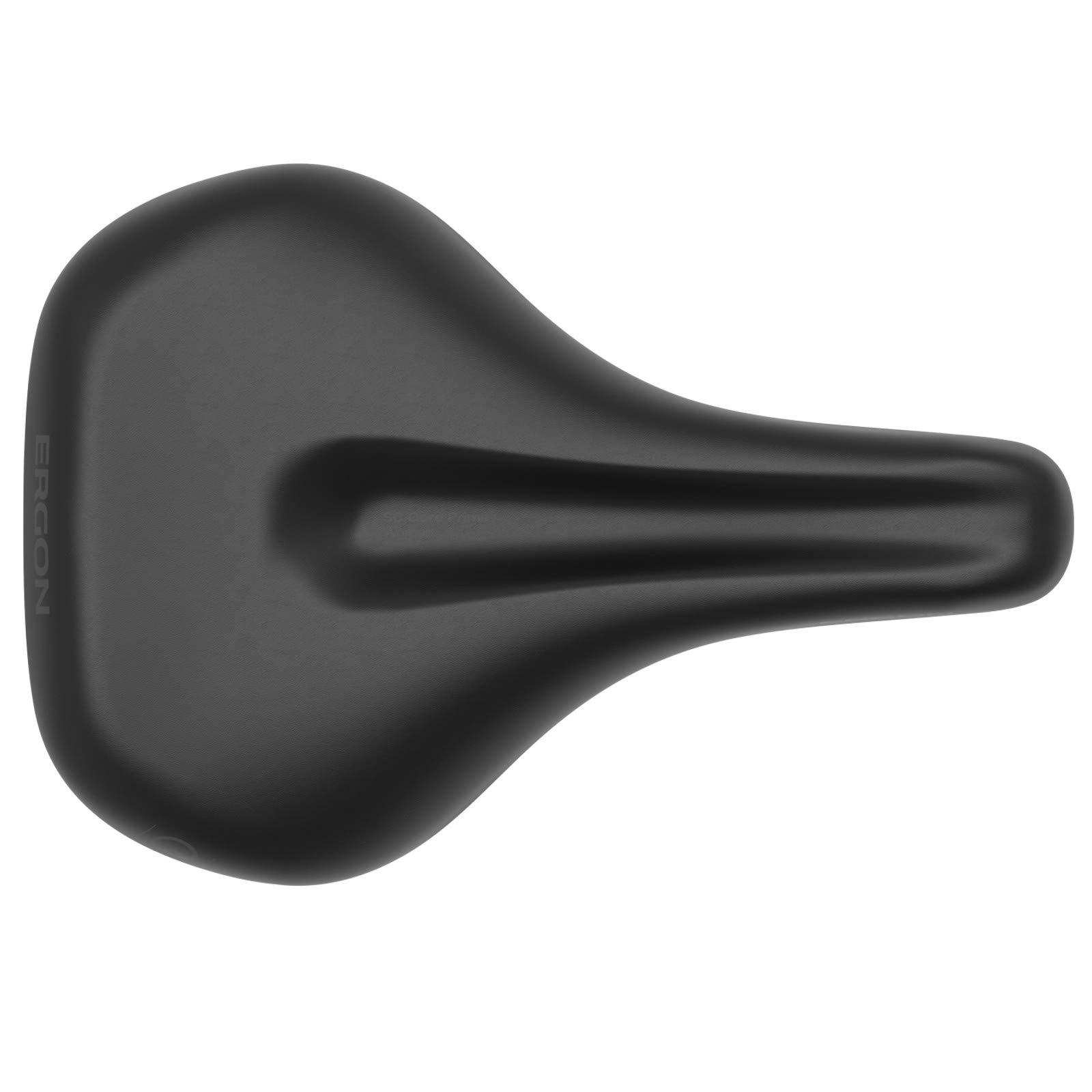 Ergon SC Core Prime Saddle - Women's Comfort Bike Seat for Cruiser, Hybrid & Comfort Bikes | Black/Gray | Perfect for Long Rides, Commuting & Leisure Cycling