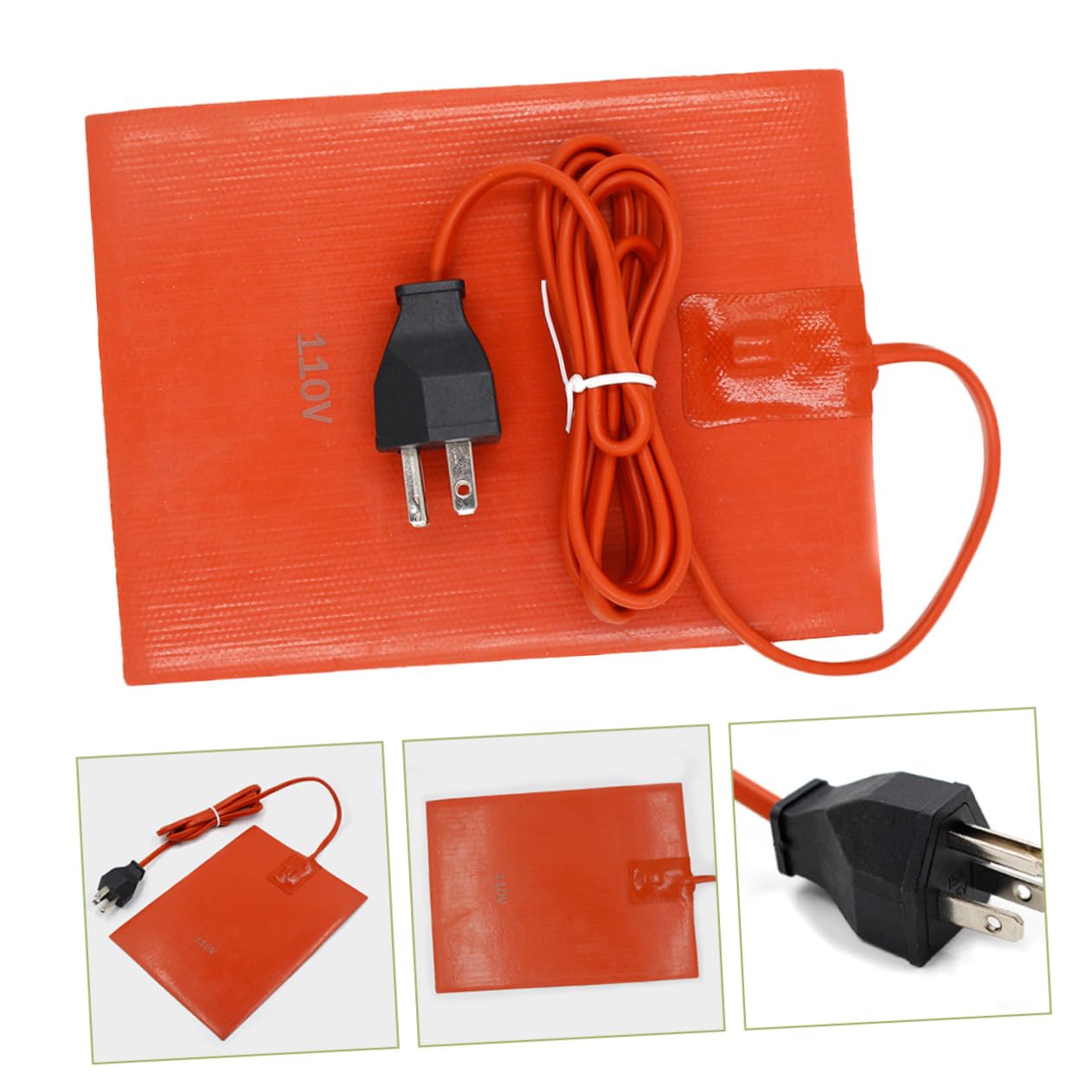 DECHOUS Silicone Truck Engine Block Heater Pad - Oil Pan Heater for Winter - Universal Car Engine Heater Pad for Cold Weather Starting & Battery Protection (Works with Diesel/Gas Vehicles) - Perfect for Trucks, RVs & Heavy Equipment in Freezing Temperatures