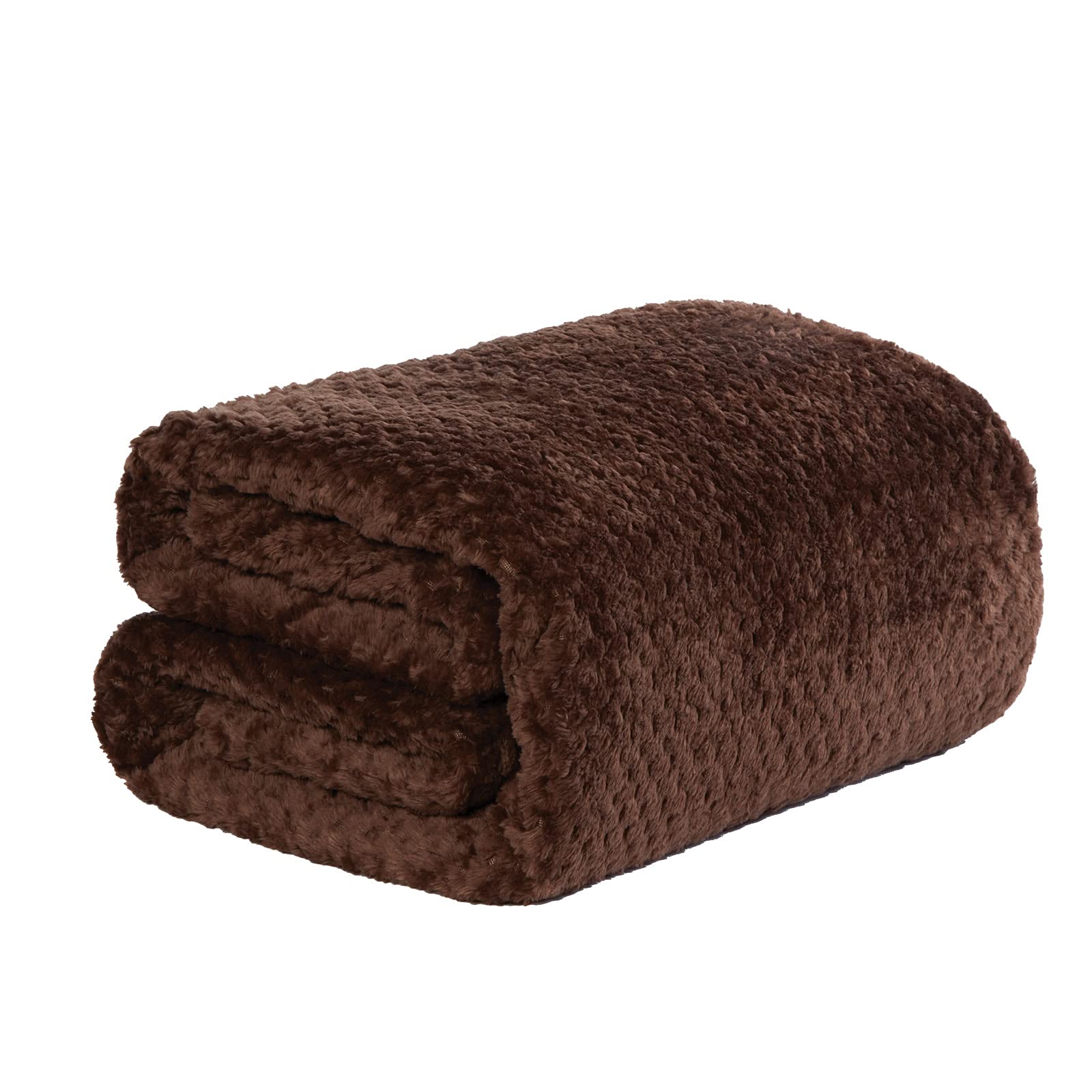 Dreamscene Luxury Waffle Mink Soft Warm Throw Blanket 50