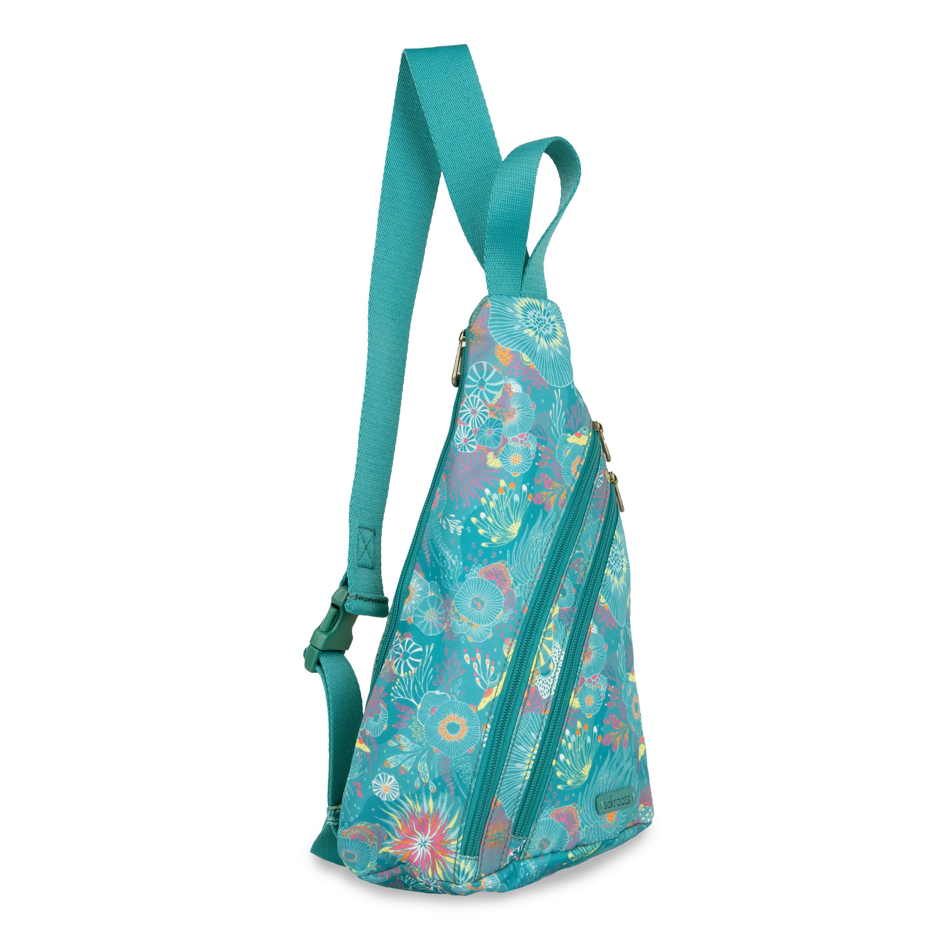 On The Go Sling Backpack - Lightweight Crossbody Travel Bag for Men & Women - Perfect for Hiking, Commuting & Everyday Use