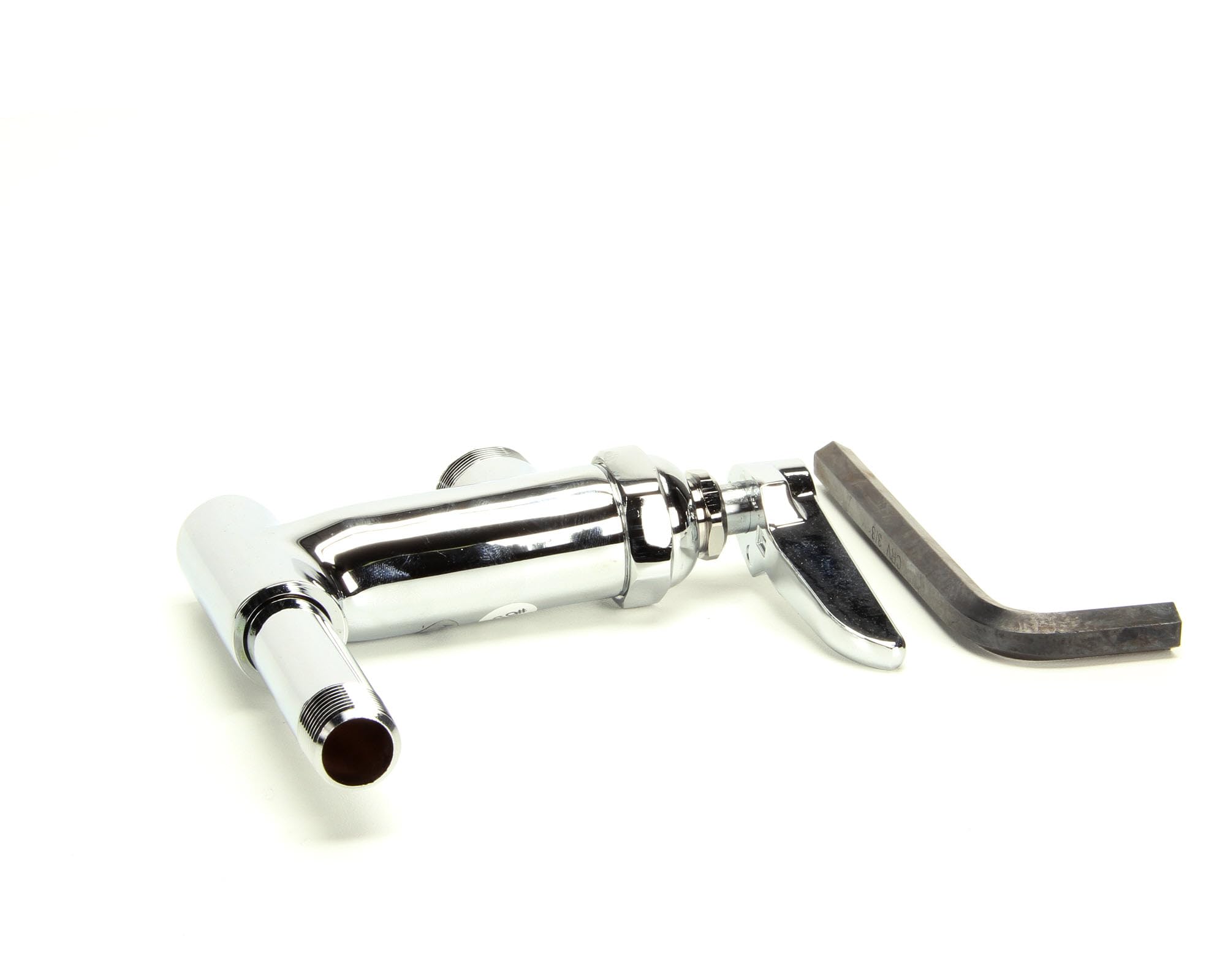 T&S Brass Add-On Faucet with Lever Handle - No Nozzle Included | Commercial Sink & Bar Faucet for Restaurants & Kitchens