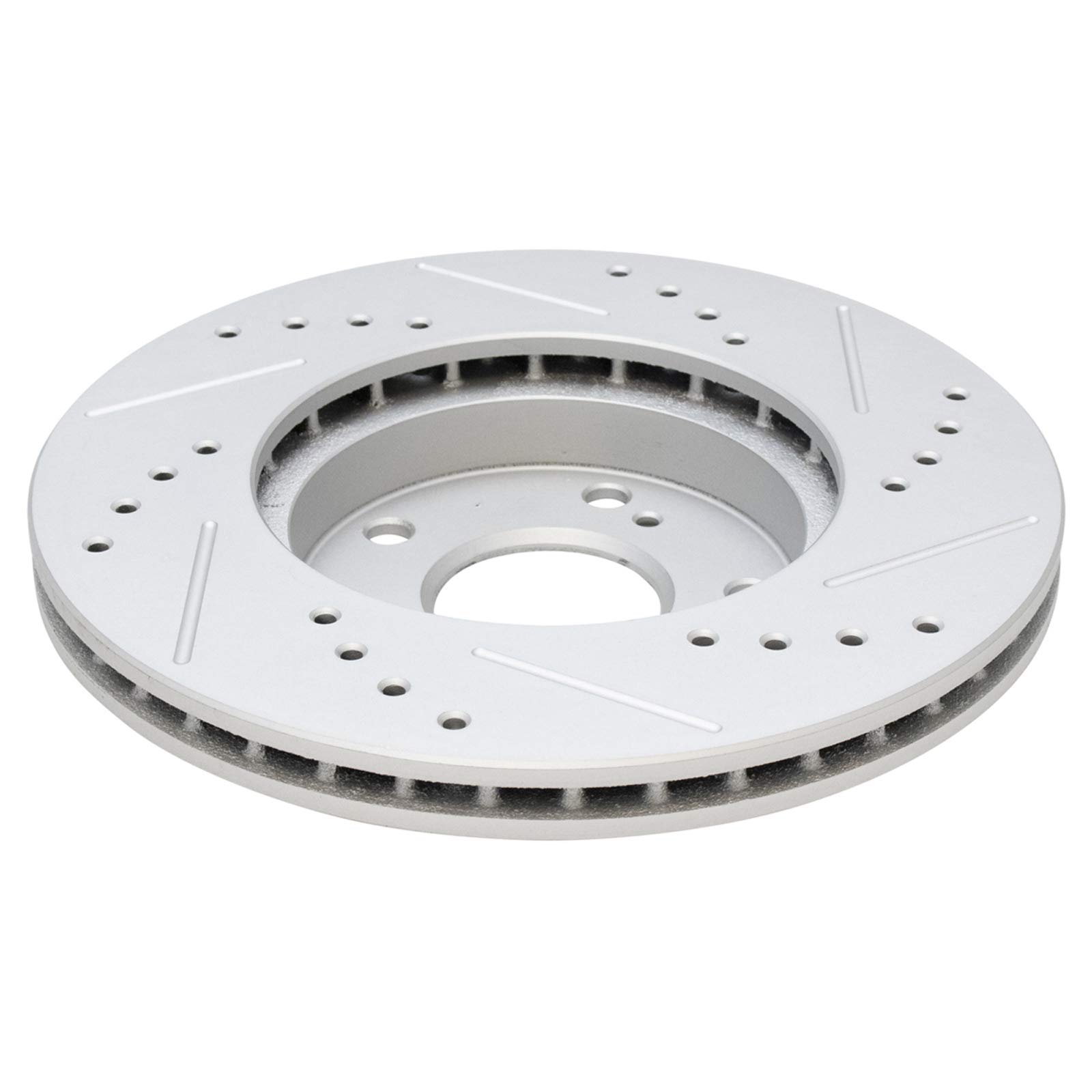 TRQ Front Performance Brake Pad & Rotor Kit - Semi-Metallic Vented Premium G-Coated Brake Caliper Set - Compatible with 2003-2011 Honda Element - Perfect for Daily Commuting, Off-Roading & Heavy-Duty Performance Driving