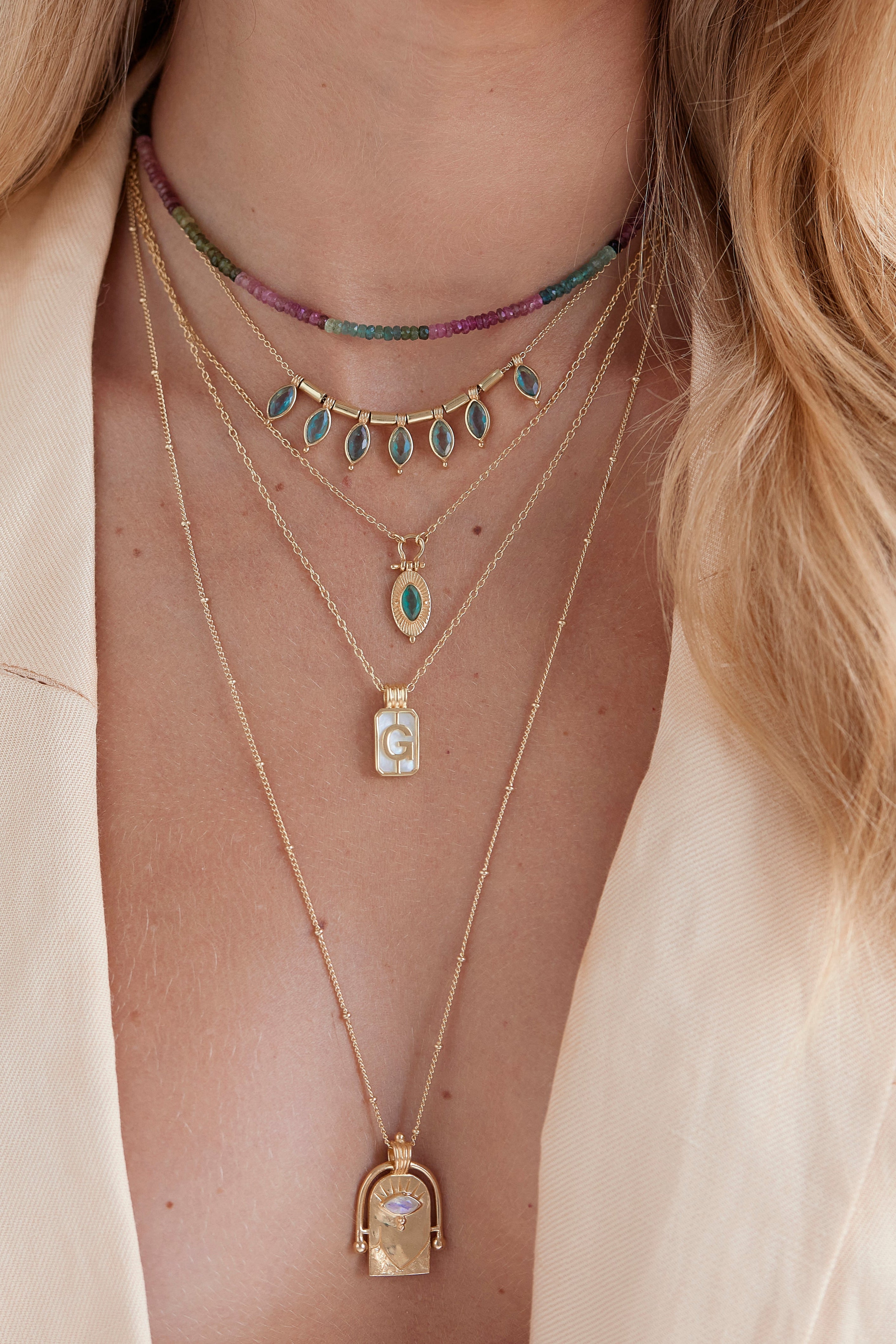 Radiance Apatite Silver Necklace for Women - Elegant Healing Crystal Jewelry for Meditation, Energy Balancing & Spiritual Gifts