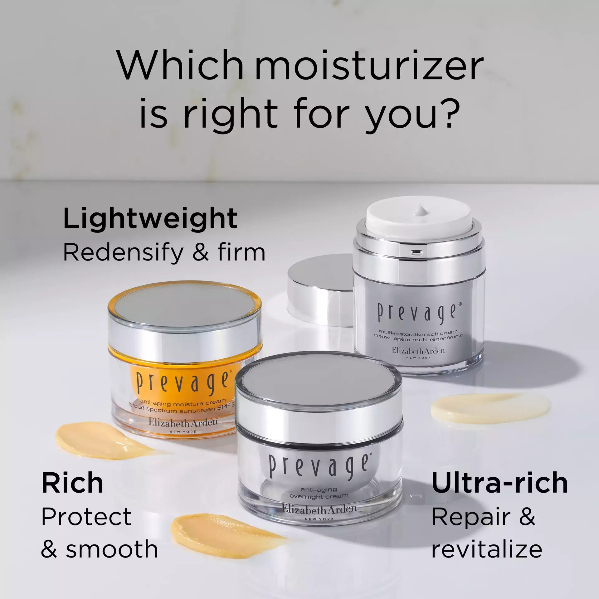 Elizabeth Arden PREVAGE® Anti-Aging Overnight Cream - Intensive Night Repair Moisturizer for Wrinkles & Fine Lines | Luxurious Skincare for Mature Skin | Perfect for Nighttime Routine & Travel Skincare