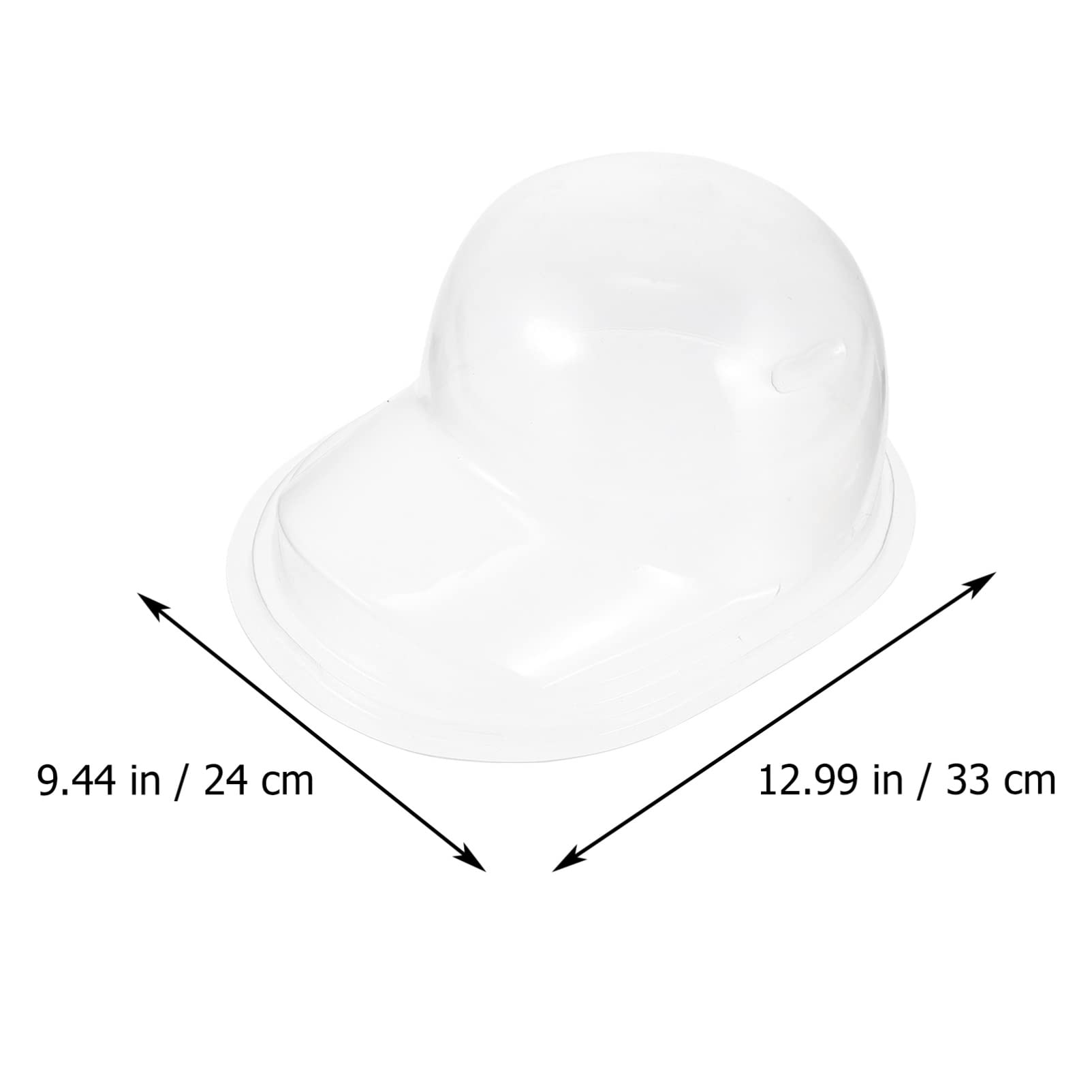 Zerodeko 2-Pack Inflatable Hat Stand for Baseball Caps - Portable Clear Hat Shaper & Wig Display Holder - Perfect for Closet Organization, Retail Stores, and Travel Accessories