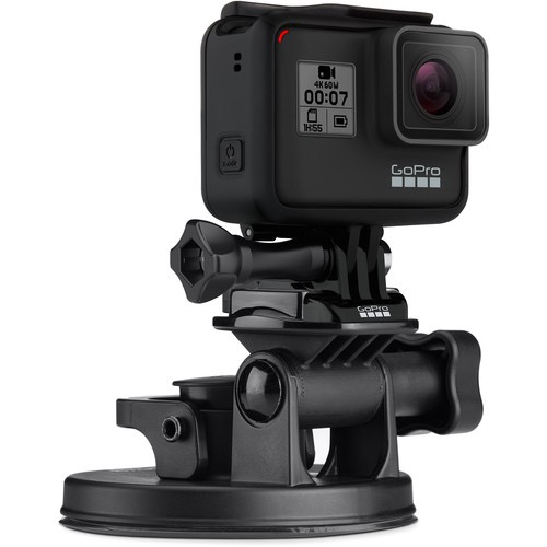GoPro Suction Cup Mount - Heavy Duty Adhesive Base for Action Cameras, Drones & Sports - Secure Attachment for Cars, Motorcycles, Helmets & Smooth Surfaces - Perfect for Vlogging, Racing & Outdoor Adventures